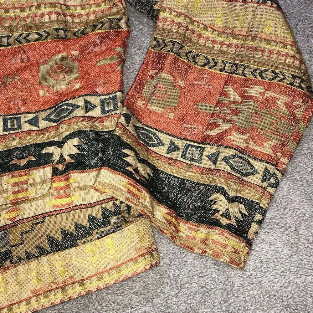 Chico's Womens Mayan Sunset Cebia‎ Jacket Southwestern Aztec Blazer Size 3 - Picture 6 of 12